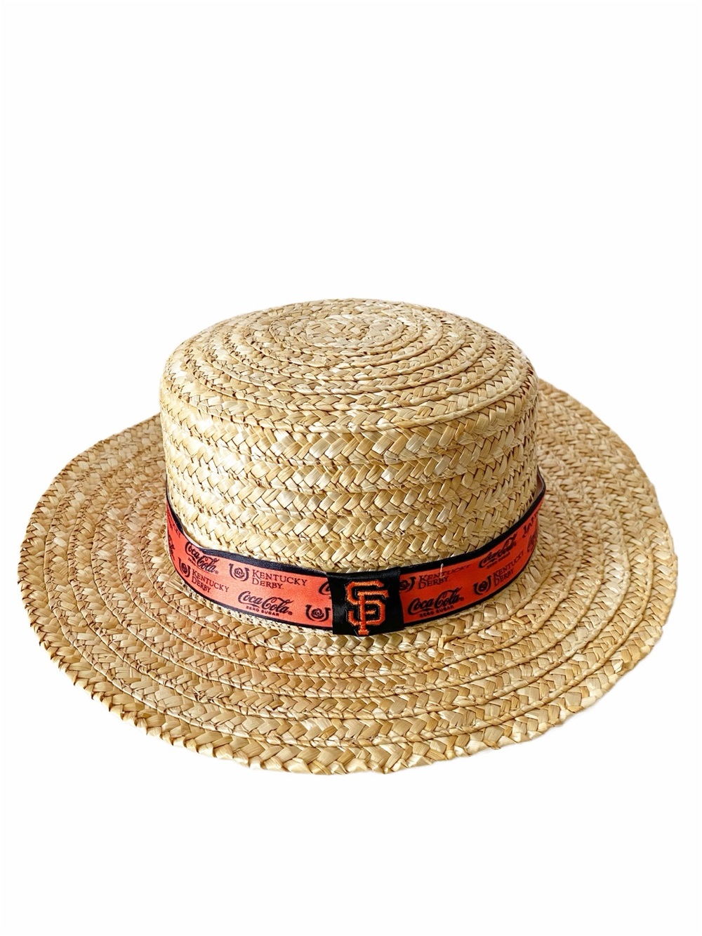 Collectible Giants Logo Straw Boater Hat Kentucky Derby